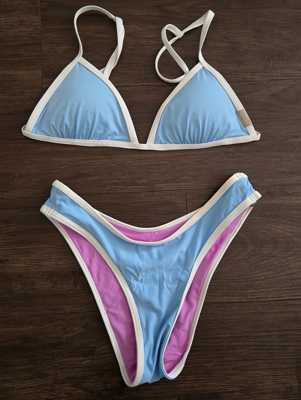 IMSY Reversible Pink And Blue Bikini XS